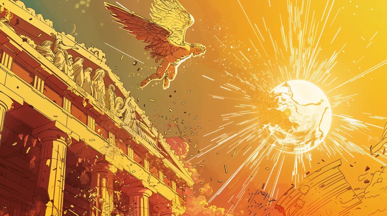 Dedal i Ikar komiks: Nowe spojrzenie na starożytny mit