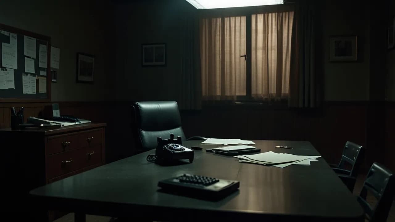 Mroczny plakat Mindhunter: Odkryj tajemniczy świat seryjnych zabójców